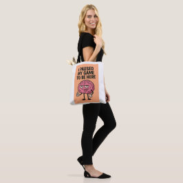 Tote Bag "Cerveau De Jeu Suspendu - Mode Jeu Activé"
