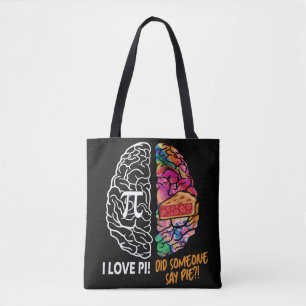 Tote Bag Cerveau gauche Pi du cerveau droit