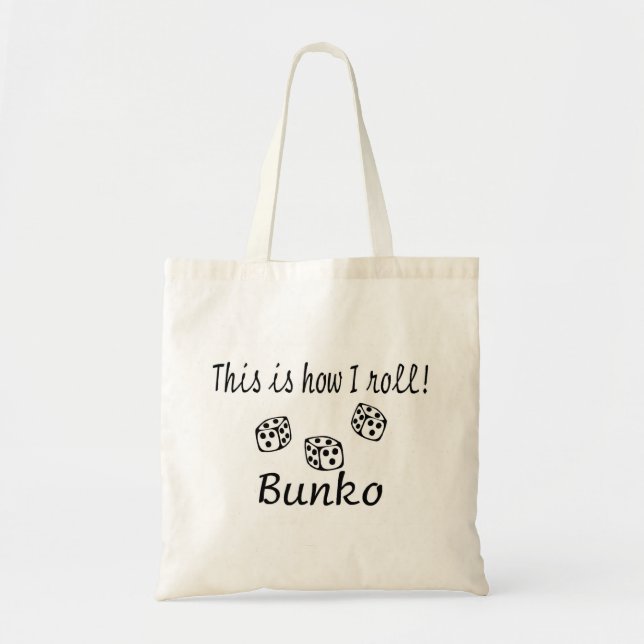 Tote Bag C'est comment je roule le Bunko (Devant)