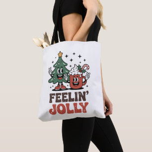 Tote Bag C'Est La Saison Arbre De Noël Santa Hat Café