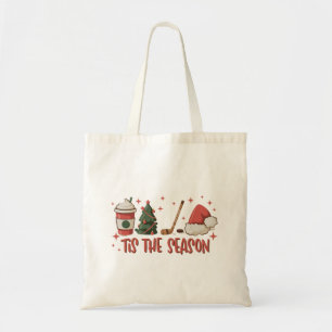 Tote Bag C'est la saison Hockey Sports d'hiver Vacances