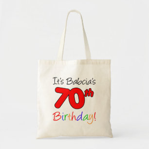 Tote Bag C'est le 70ème anniversaire de Babcia, le Fourre-t