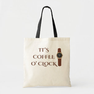 Tote Bag C'est l'heure du café Humour café