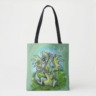 Tote Bag c'est Lucky ! Lil' Dragon Shamrock