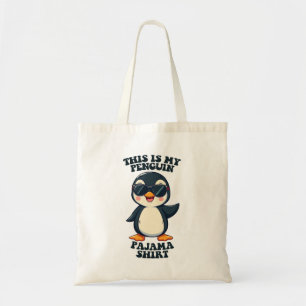 Tote Bag C'Est Ma Chemise En Pyjama De Pingouin