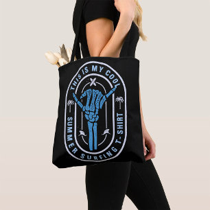 Tote Bag C'Est Mon Surf D'Été Cool