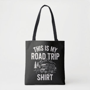 Tote Bag C'est mon T-shirt de road trip - Aventure Voyage &