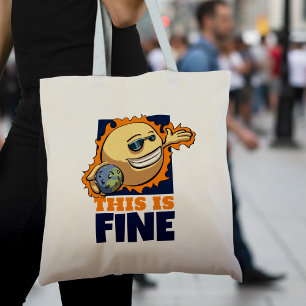 Tote Bag C'Est Un Beau Réchauffement climatique Dessin Sur