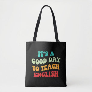Tote Bag C'est une bonne journée pour apprendre l'anglais I