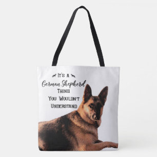 Tote Bag C'est une chose de berger allemand