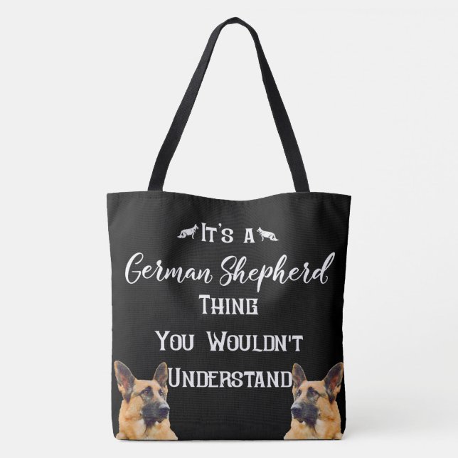 Tote Bag C'est une chose de berger allemand (Dos)