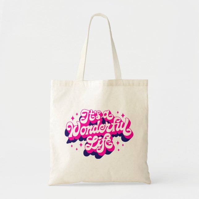 Tote Bag C'est une vie magnifique (Devant)