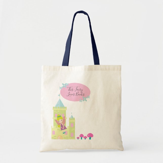Tote Bag Cette Fairy Looks Librairie (Devant)