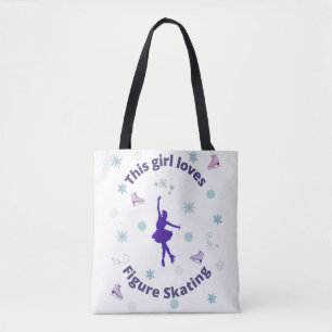 Tote Bag Cette Fille Aime Le Patinage Artistique