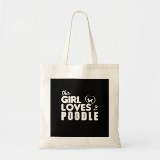Tote Bag Cette fille aime son caniche