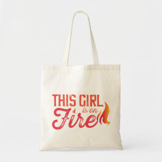 Tote Bag Cette fille est en feu