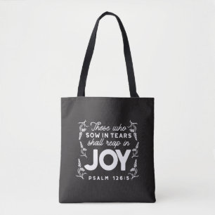 Tote Bag Ceux qui sèment dans les larmes moissonneront dans