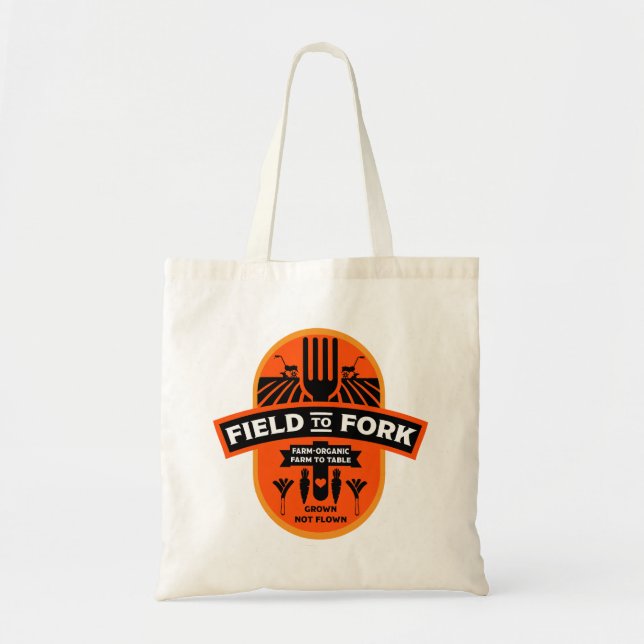 Tote Bag Champ à fourche (Devant)