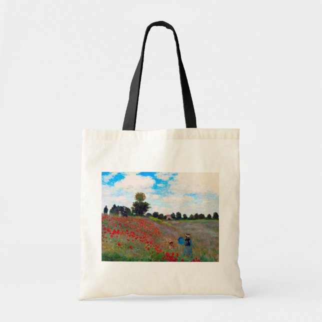 Tote Bag Champ de pavot, Monet (Devant)