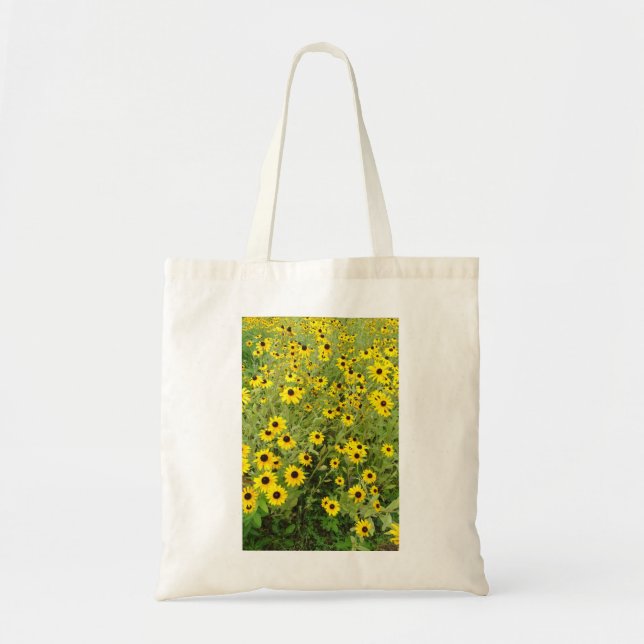 Tote Bag Champ des susans Noir-eyed (Devant)