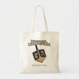 Tote Bag Champion de Dreidel de Hanukkah Cadeau Personnalis