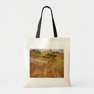 Tote Bag Champs de blé avec Auvers par Vincent van Gogh
