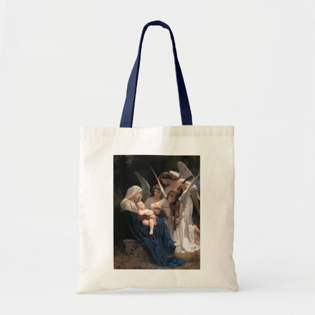 Tote Bag Chanson des Anges (1881) de Bouguereau (Devant)