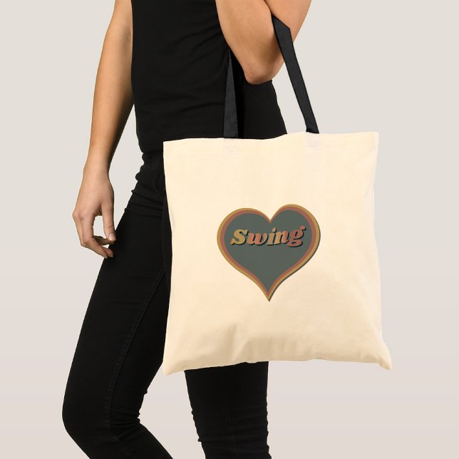 Tote Bag Chanter danse Amour Coeur (Créateur téléchargé)