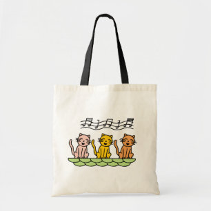 Tote Bag Chanter des chats Tshirts et cadeaux
