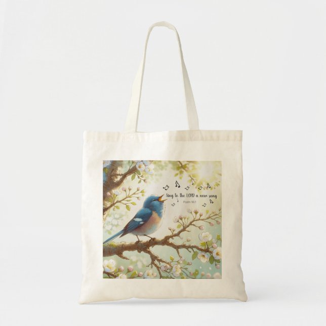 Tote Bag Chantez À L'Éternel Un Nouveau Psaume De Chanson 9 (Devant)