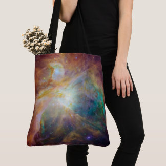 Tote Bag Chaos au cœur d'Orion Composite Spitzer Hubble