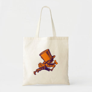 Tote Bag Chapelier fou progressant orange pourpre juste