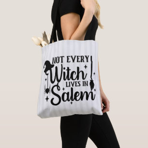 Tote Bag Chaque sorcière vit à Salem Halloween