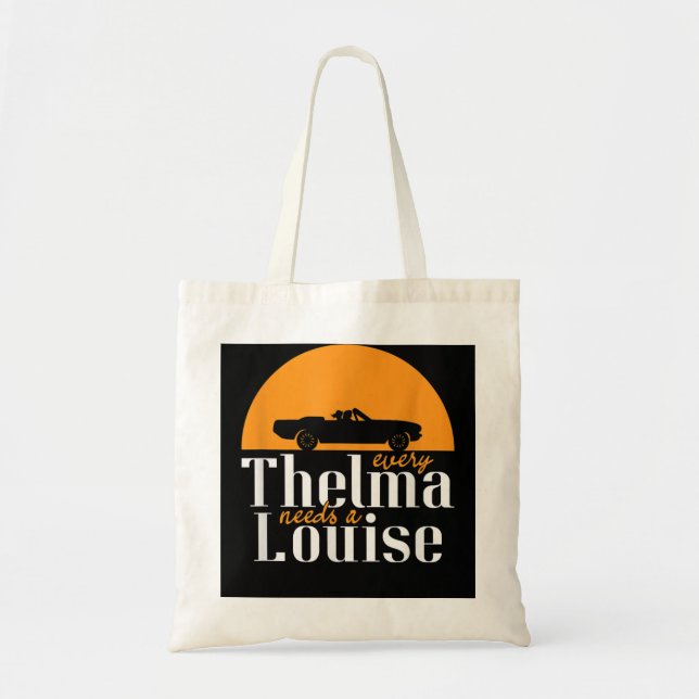 Tote Bag Chaque Thelma A Besoin D'Une Louise - Meilleurs Am (Devant)