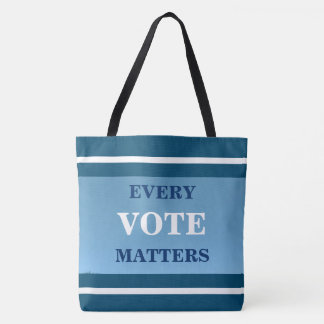 Tote Bag Chaque vote compte, double face