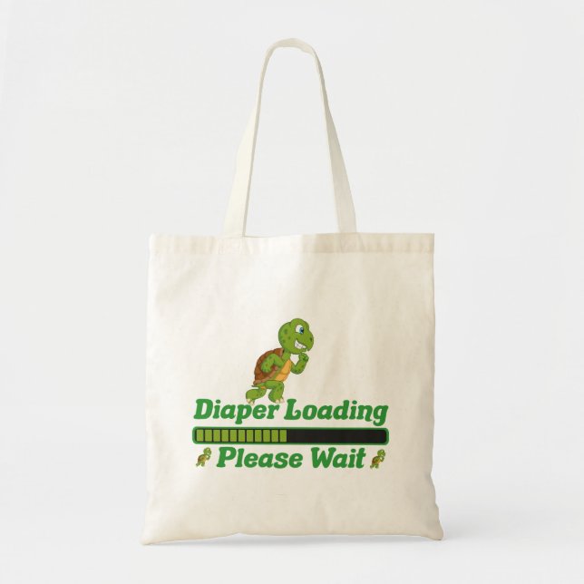 Tote Bag Chargement De La Baisse S'Il Vous Plaît Attendre.  (Devant)