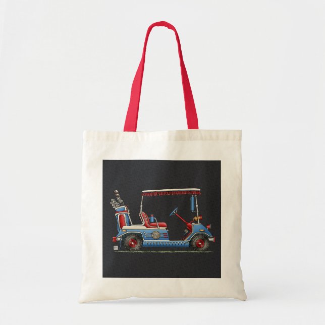 Tote Bag Chariot de golf mignon (Devant)