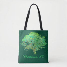 Tote Bag Charleston, Caroline du Sud Majestic Live Oak Tree