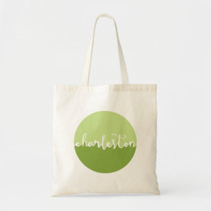 Tote Bag Charleston, cercle vert Ombre de Sc
