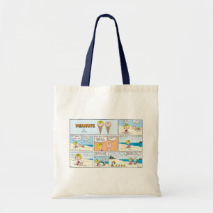 Tote Bag Charlie Brown & Glace Sally À La Plage