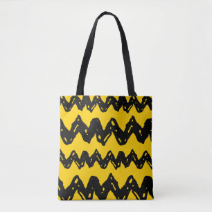 Tote Bag Charlie Brown Zig Zag Motif