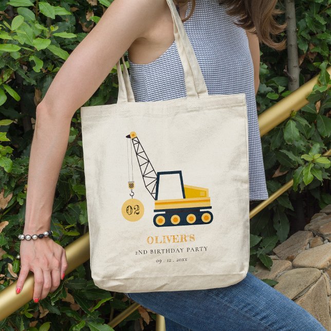 Tote Bag Charmant véhicule de grue de construction n'import (Créateur téléchargé)