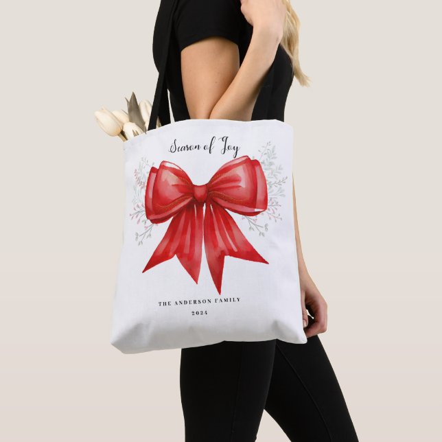 Tote Bag Charme de Noël (De près)