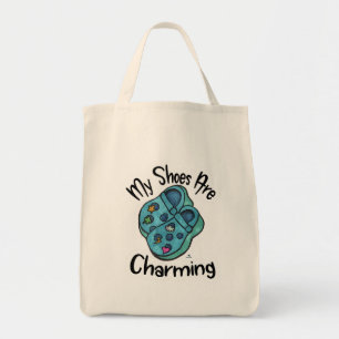Tote Bag Charming Chaussures de dessin collectif Motto Desi