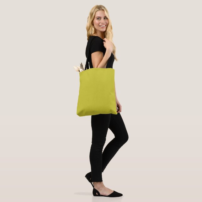 Tote Bag Chartreuse (Sur le modèle)