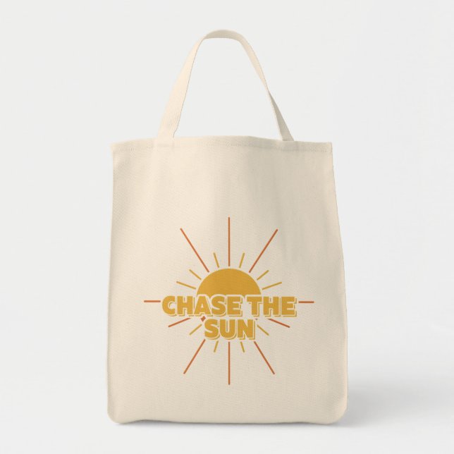 Tote Bag Chase The Sun (Devant)