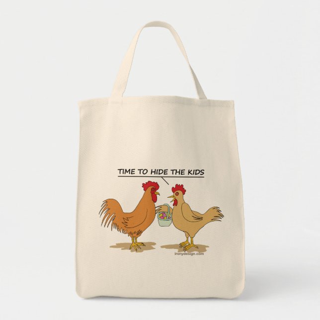 Tote Bag Chasse aux oeufs de Pâques (Devant)
