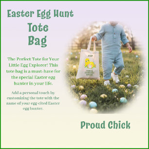 Tote Bag Chasse aux oeufs de Pâques