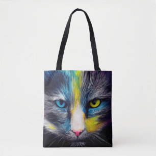 Tote Bag Chat Animal Discovery Aventure Nature Planet