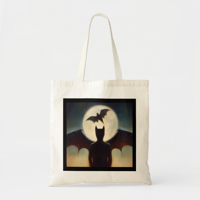 Tote Bag Chat animal Spirit 2 (Devant)